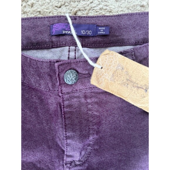 NWT Prana Women's Purple Skinny Jeans Cotton Blend Size 10 Ombre - Picture 3 of 7